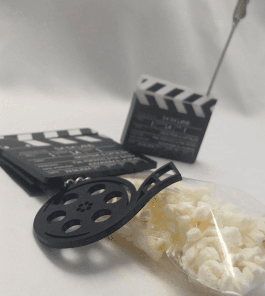 Cinema-themed corporate gift objects