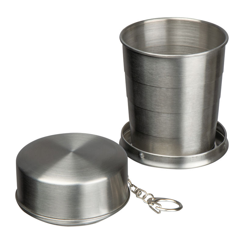83992<br> Pahar de baut pliabil din otel inoxidabil, 250 ml