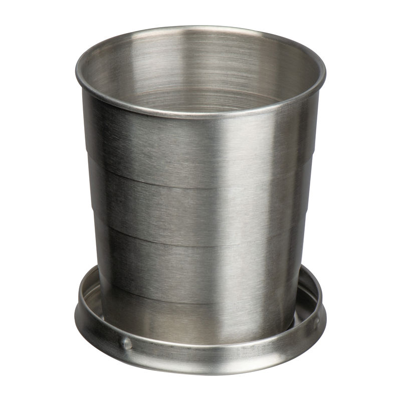 Pahar de baut pliabil din otel inoxidabil, 250 ml