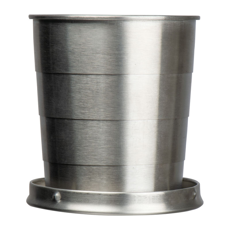Pahar de baut pliabil din otel inoxidabil, 250 ml