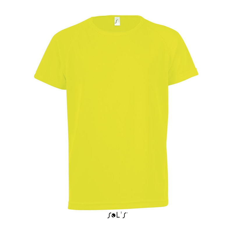 SO01166<br> SOL'S SPORTY KIDS - RAGLAN-SLEEVED T-SHIRT
