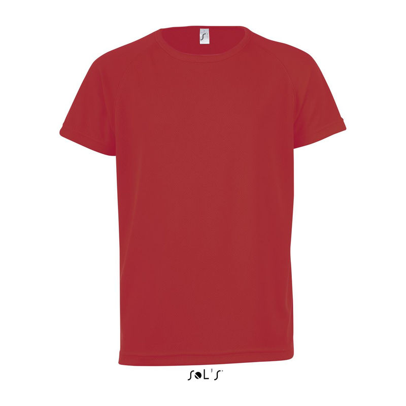 SO01166<br> SOL'S SPORTY KIDS - RAGLAN-SLEEVED T-SHIRT